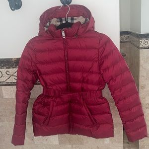 Burberry Puffer Coat with Hood